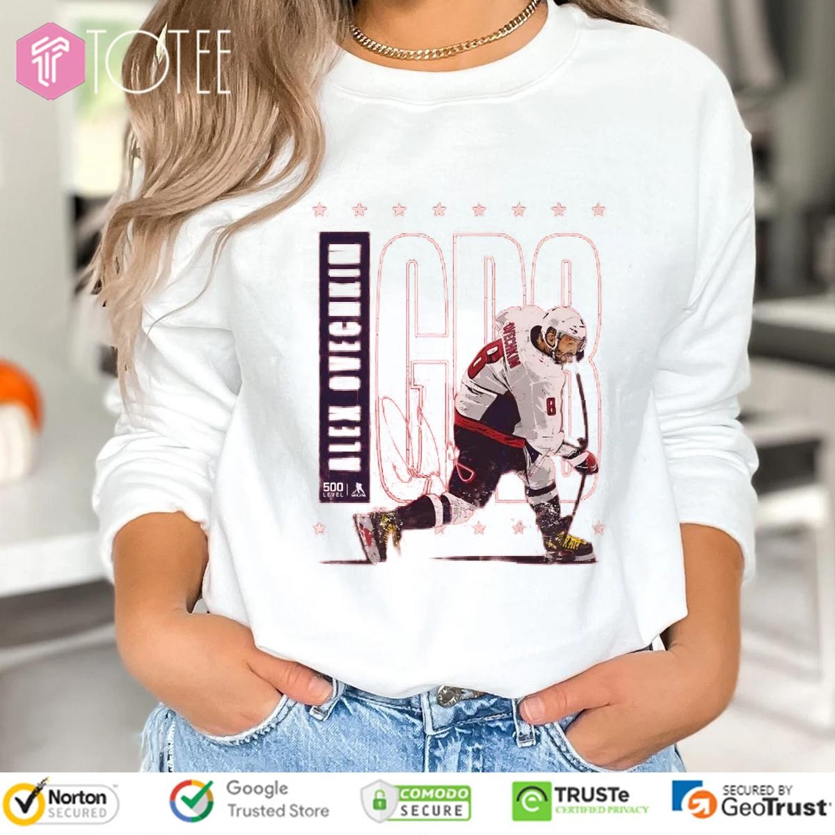 Alex Ovechkin Washington Hockey Gr8 Signature T-shirt 3