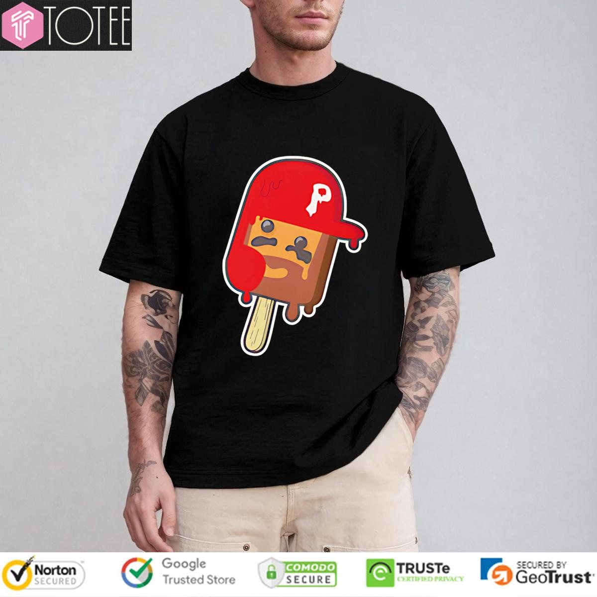 Bryce Pop Ice Cream Baseball Parody Bryce Harper Philadelphia Phillies T-shirt 1