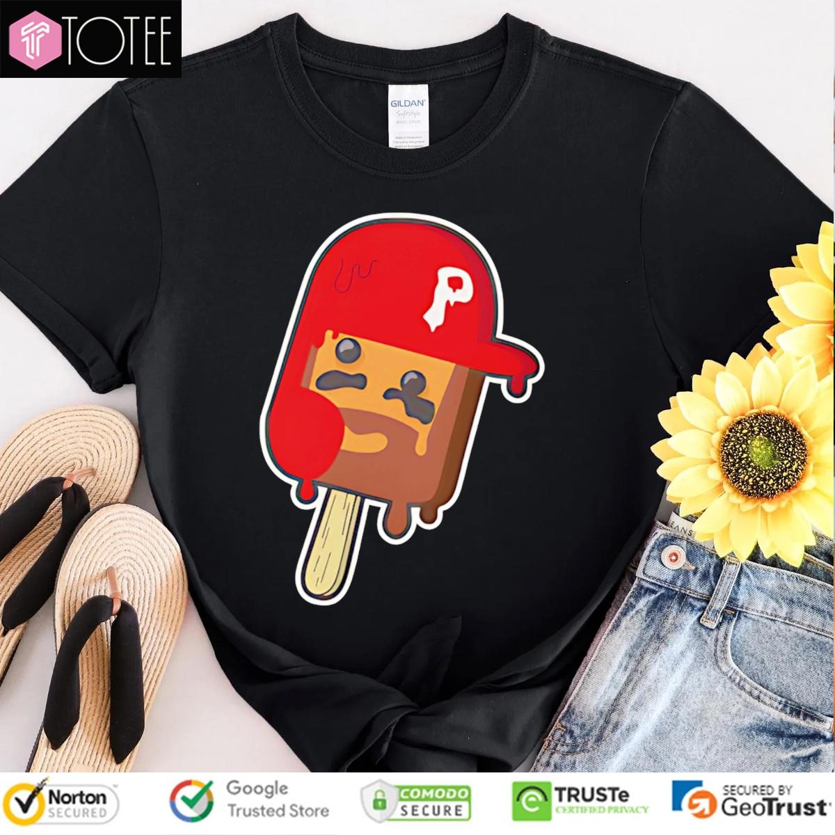Bryce Pop Ice Cream Baseball Parody Bryce Harper Philadelphia Phillies T-shirt 4