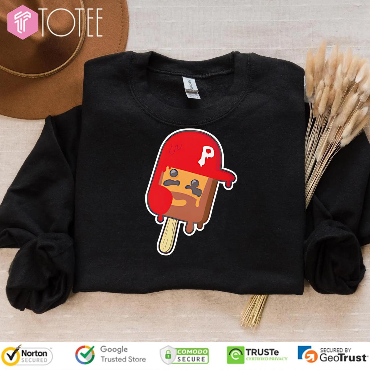 Bryce Pop Ice Cream Baseball Parody Bryce Harper Philadelphia Phillies T-shirt 3