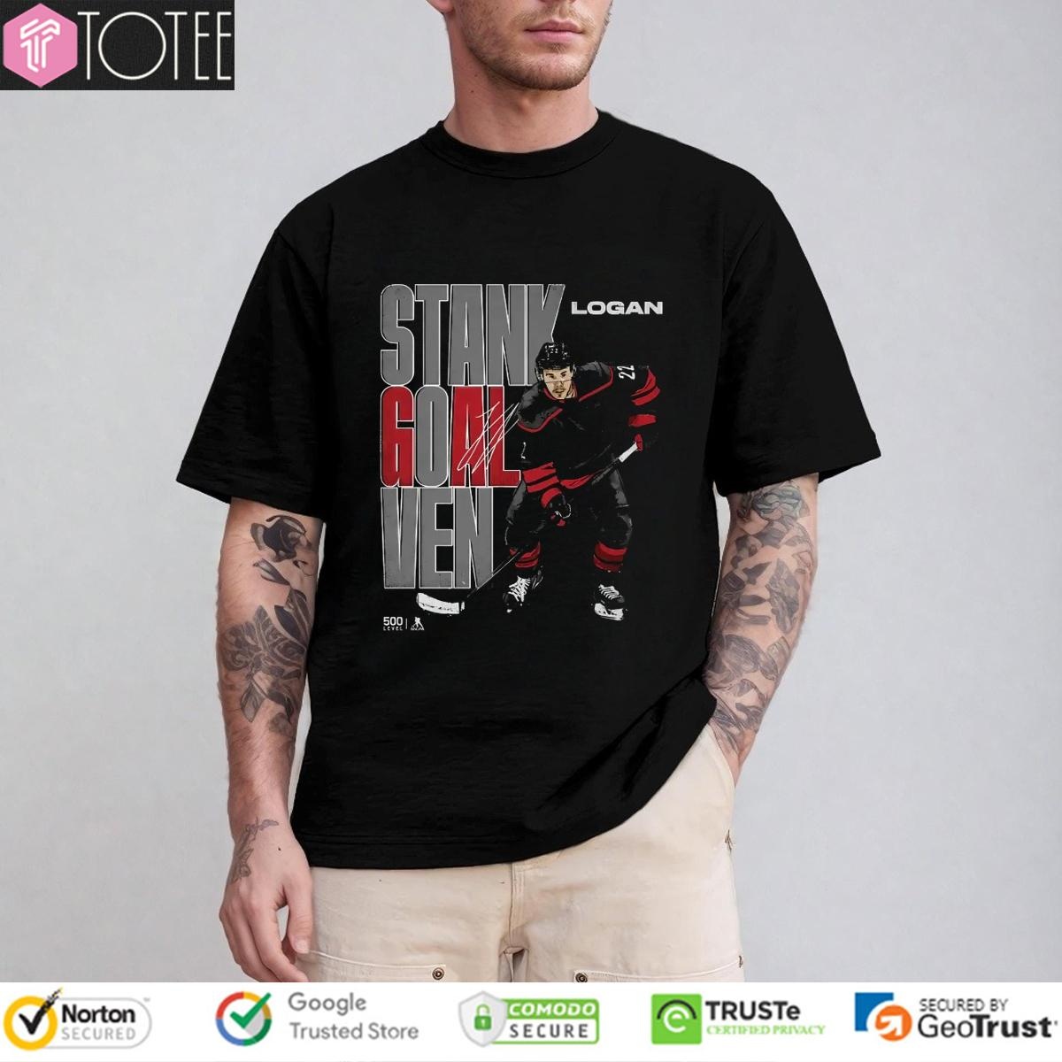 Logan Stankoven Carolina Hurricanes Stankgoalven Signature T-shirt 1