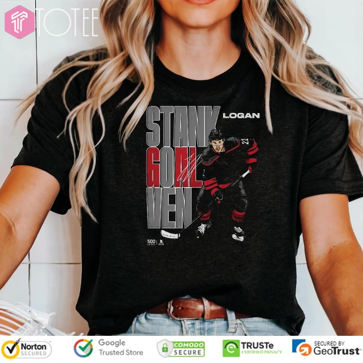 Logan Stankoven Carolina Hurricanes Stankgoalven Signature T-shirt 4