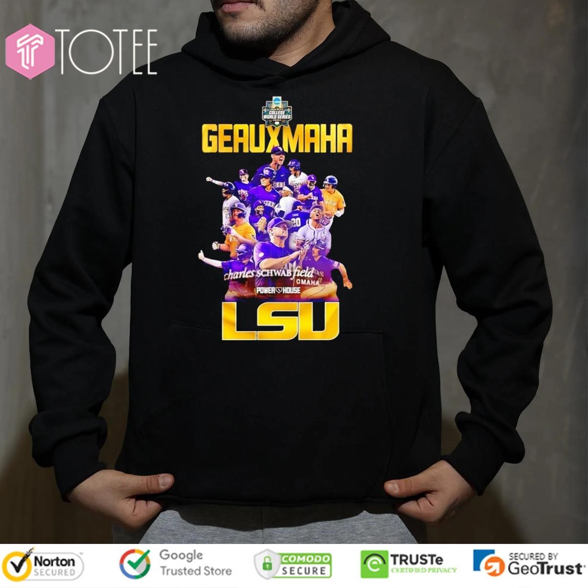 Tigers Baseball Geauxmaha 2025 Super Regional Champions T-shirt 2