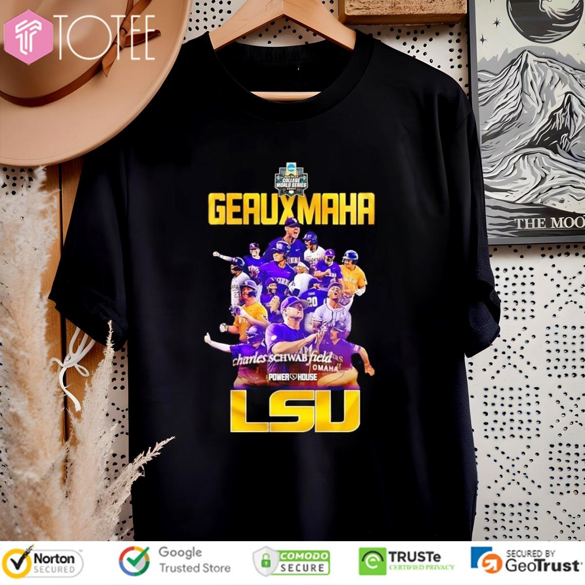 Tigers Baseball Geauxmaha 2025 Super Regional Champions T-shirt 4