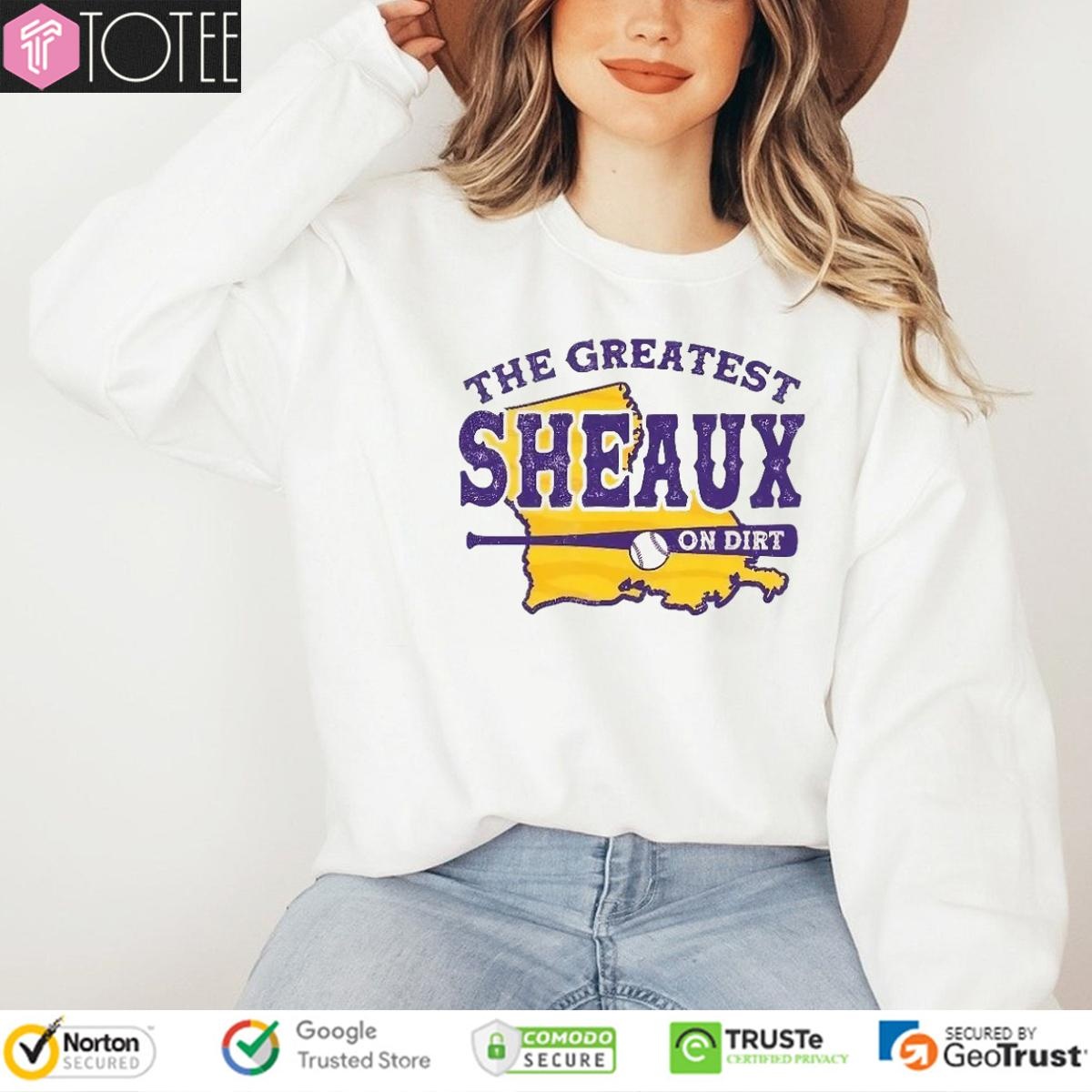 Tigers Baseball The Greatest Sheaux On Dirt T-shirt 3