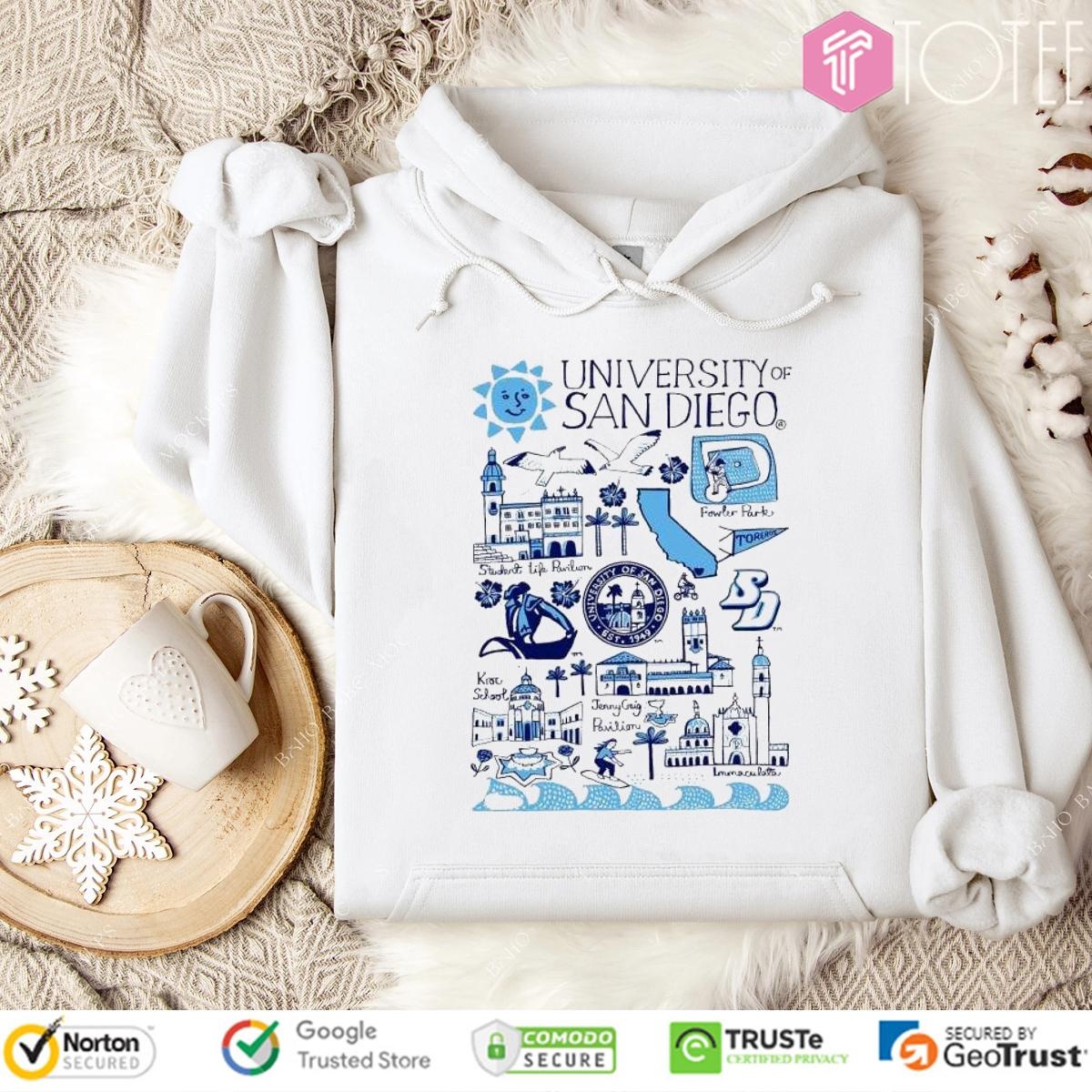 University Of San Diego Art Illustration T-shirt 2