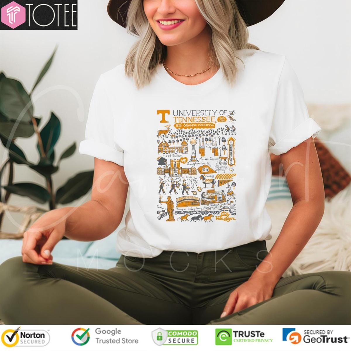 University Of Tennessee Art Illustration T-shirt 4