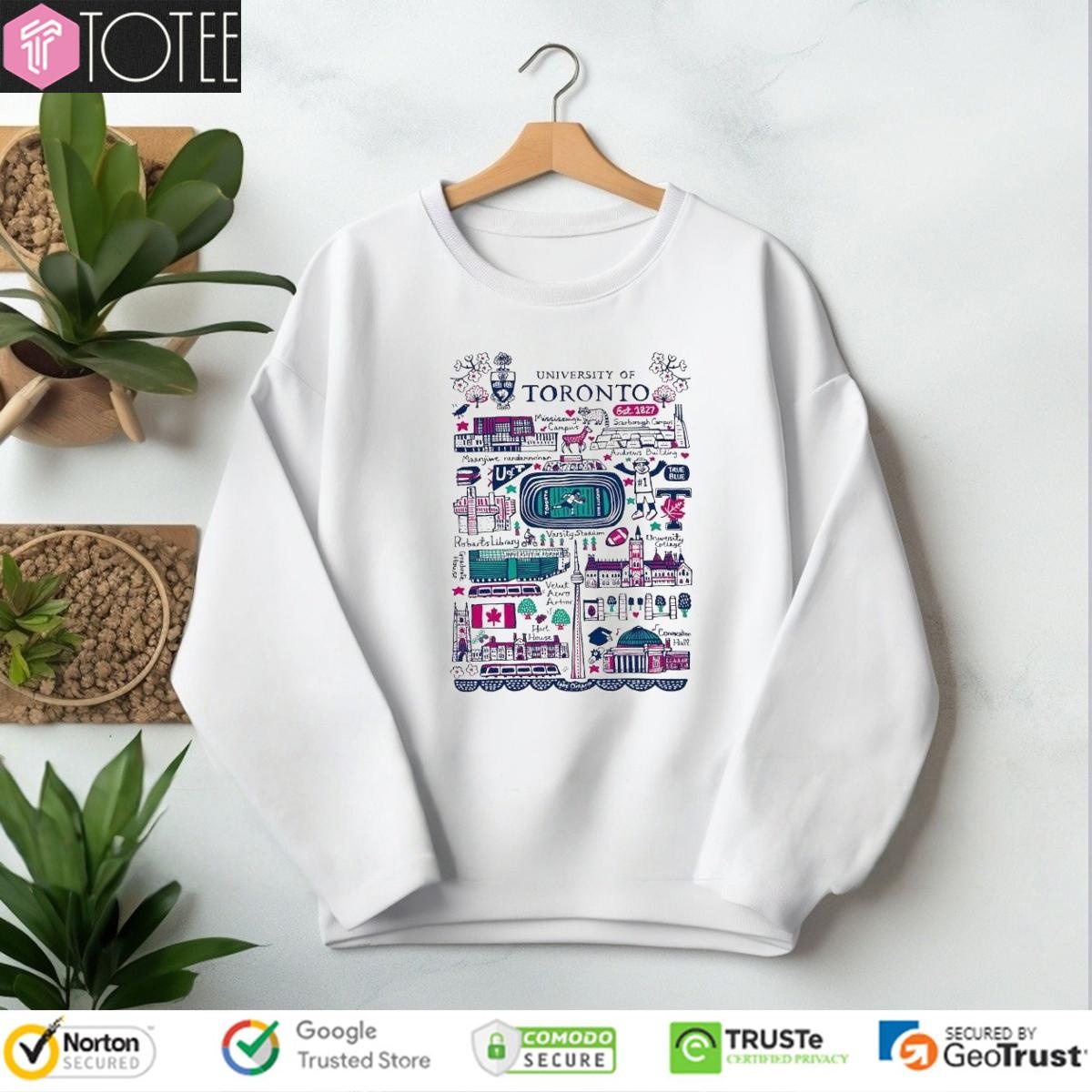 University Of Toronto Art Illustration T-shirt 3