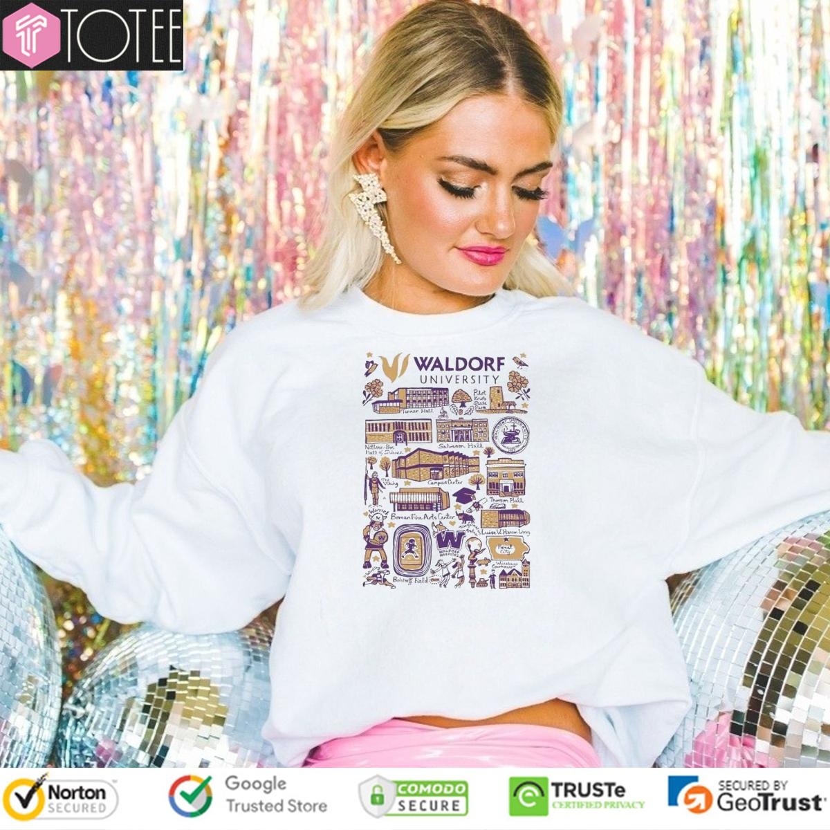 Waldorf University Art Illustration T-shirt 3