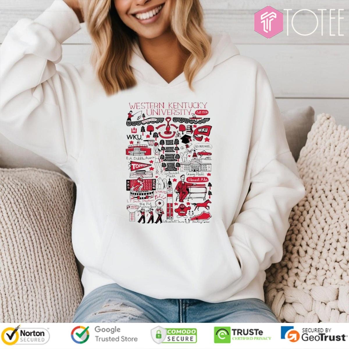 Western Kentucky University Art Illustration T-shirt 2