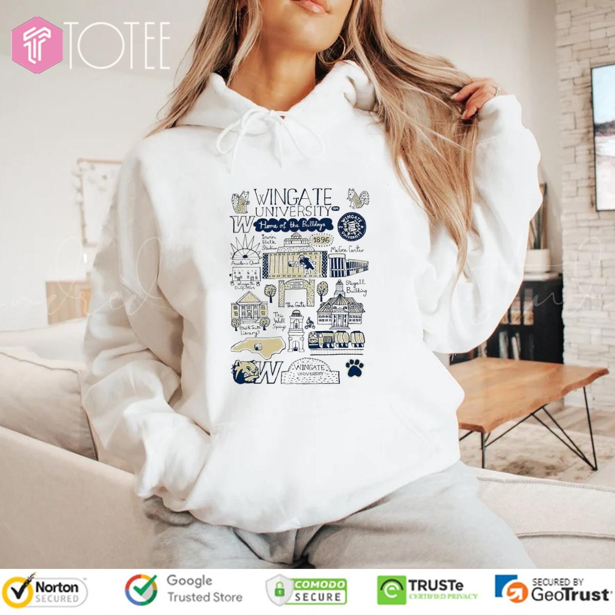 Wingate University Art Illustration T-shirt 2
