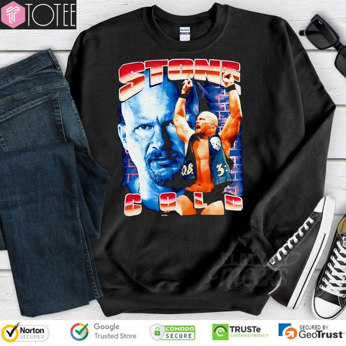 Wwe Stone Cold Steve Austin Graphic Vintage Bootleg T-shirt 3