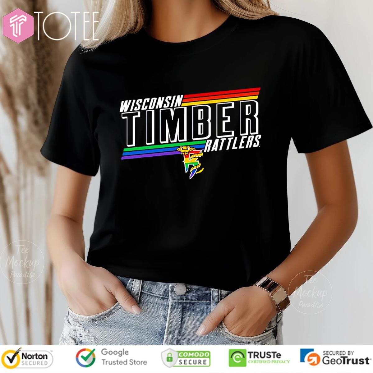 Wisconsin Timber Rattlers Baseball Pride Night Lgbt T-shirt 4