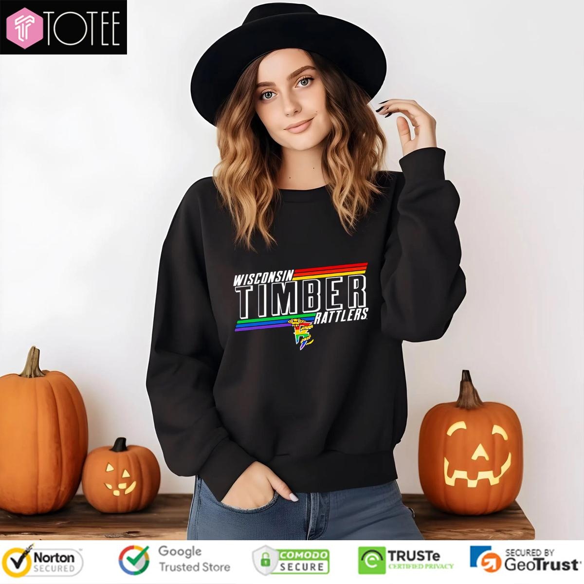 Wisconsin Timber Rattlers Baseball Pride Night Lgbt T-shirt 3