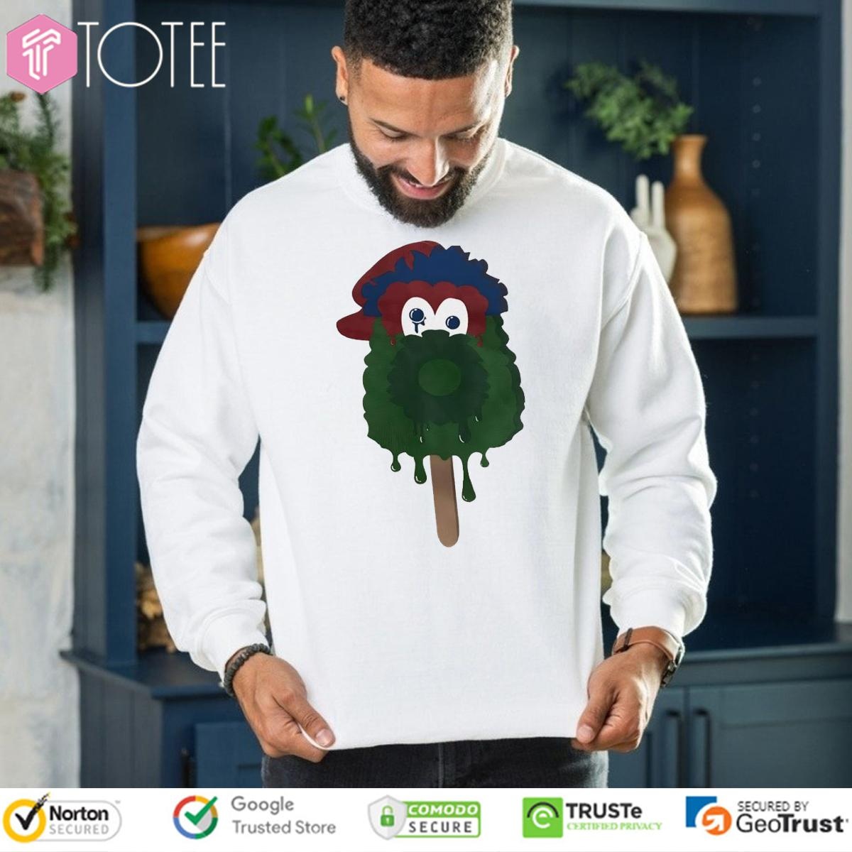 Ice Cream Philadelphia Phillies Mascot T-shirt 3