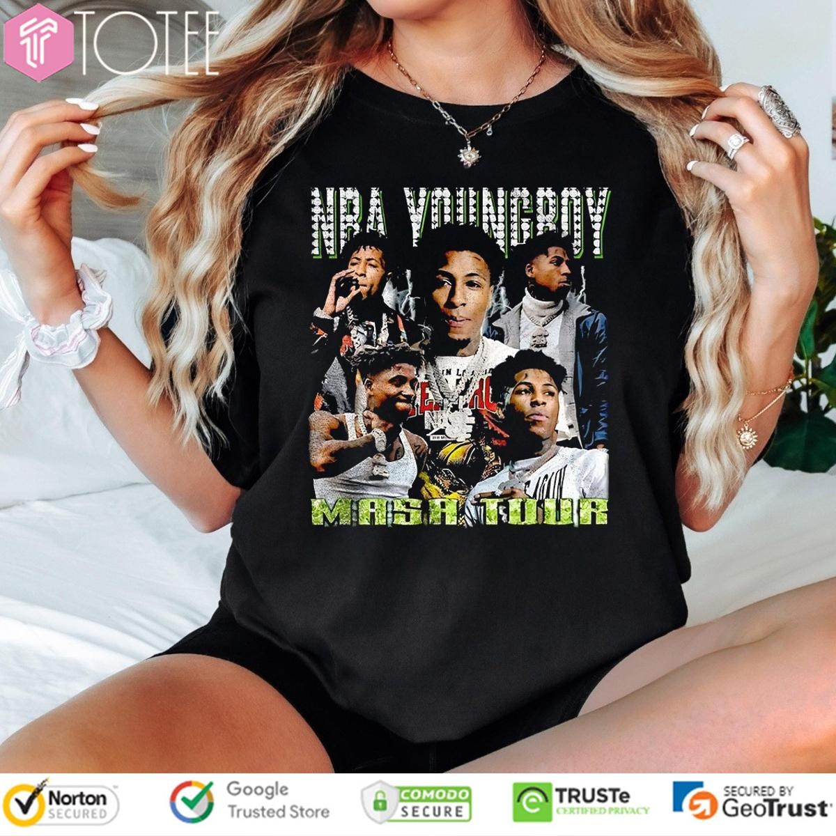 Nba Youngboy Masa Tour Graphic T-shirt 1
