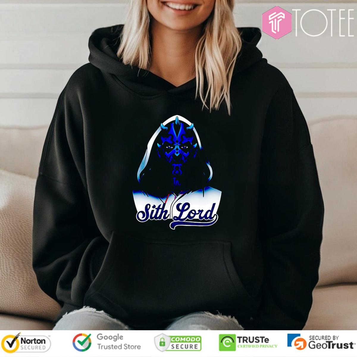 Star Wars Sith Lord Parody Los Angeles Dodgers Baseball T-shirt 2