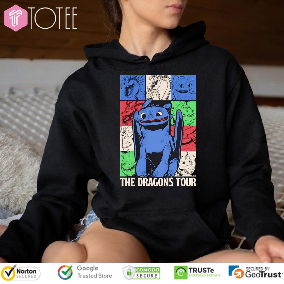 Toothless The Dragons Tour T-shirt 2