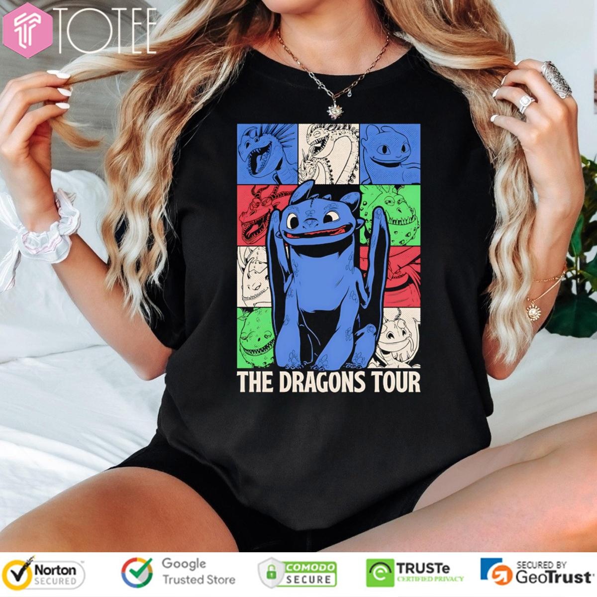 Toothless The Dragons Tour T-shirt