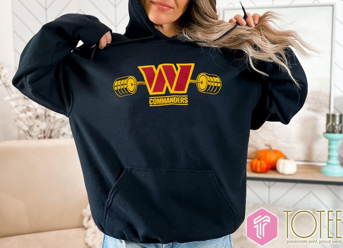Weightlifting Washington Commanders Logo T-shirt 2