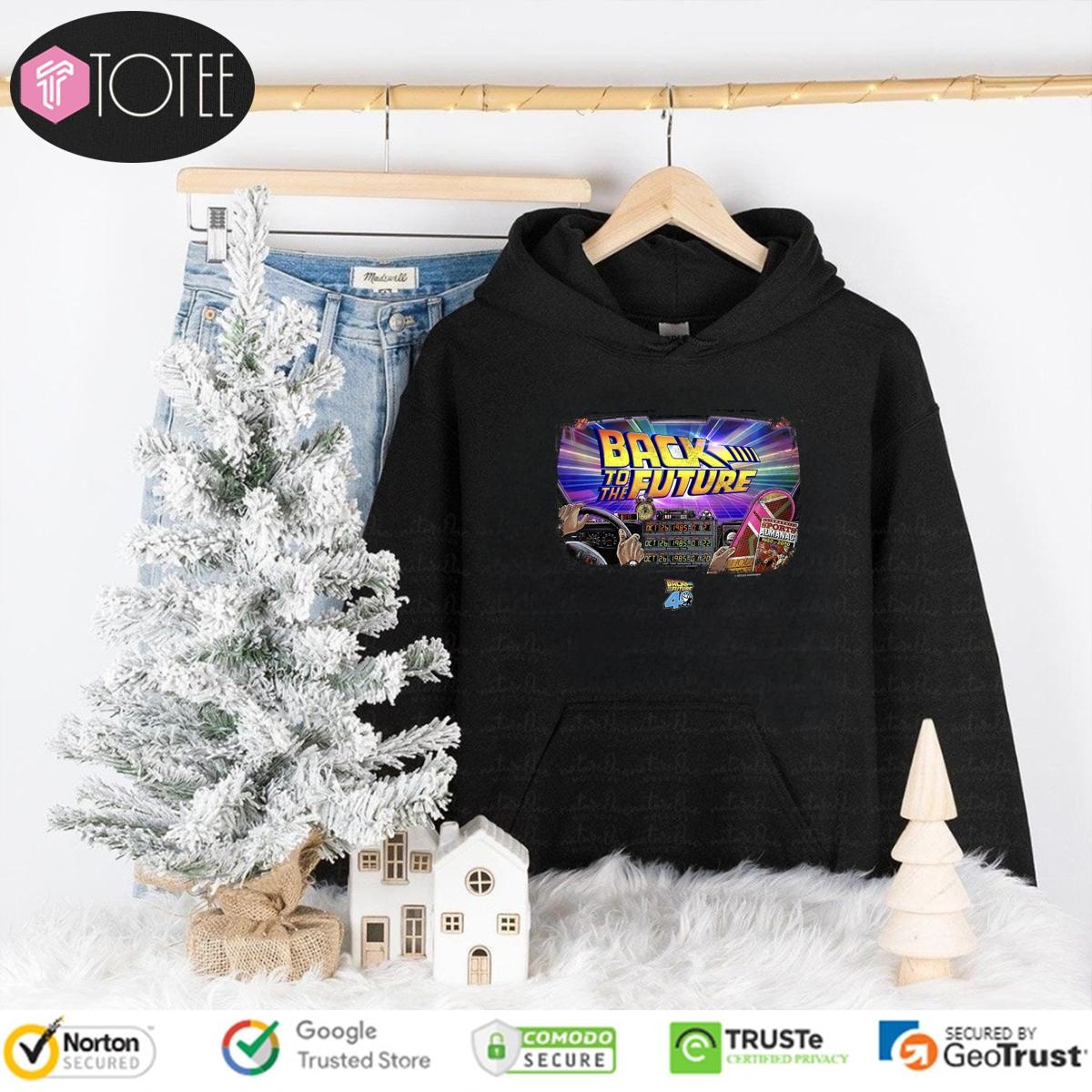 Back To The Future 40Th Anniversary Time Machine Pov T-shirt 2