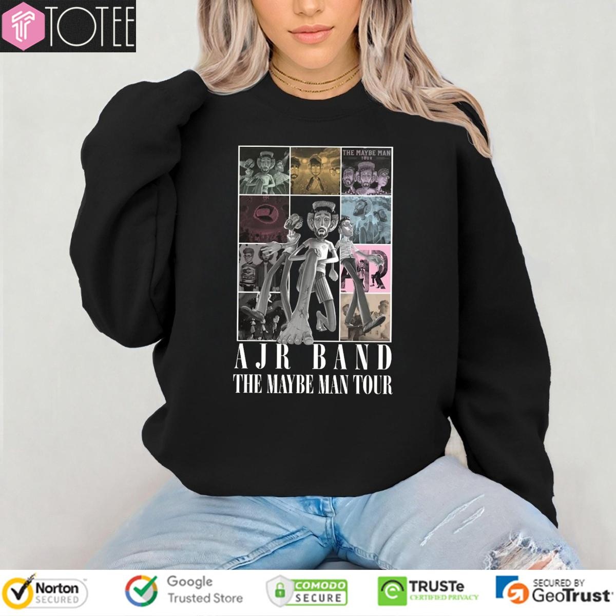 Ajr Band The May Be Man Tour Ver Eras Tour T-shirt 3