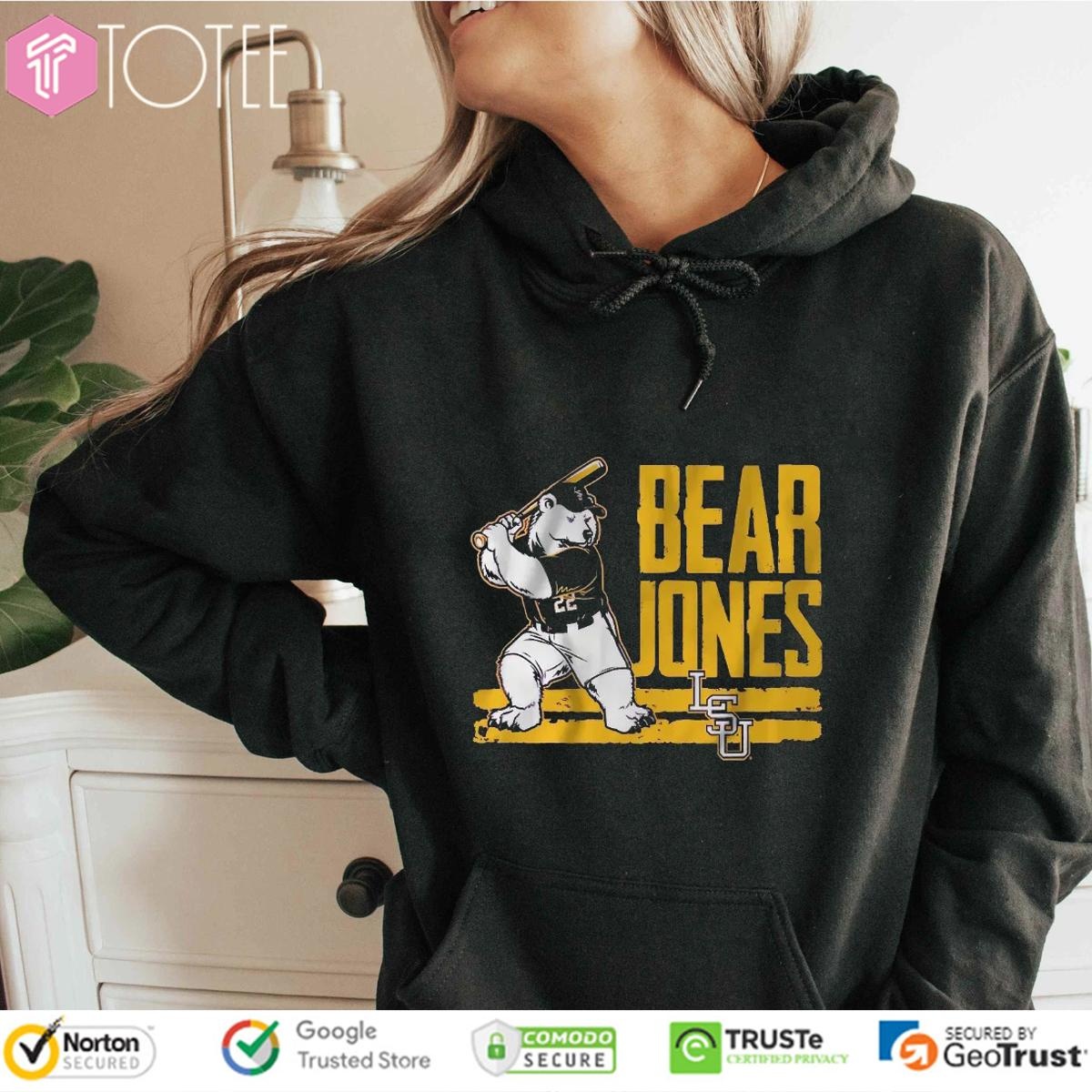 Bear Jones Ls Tigers Baseball Jared Jones T-shirt 2