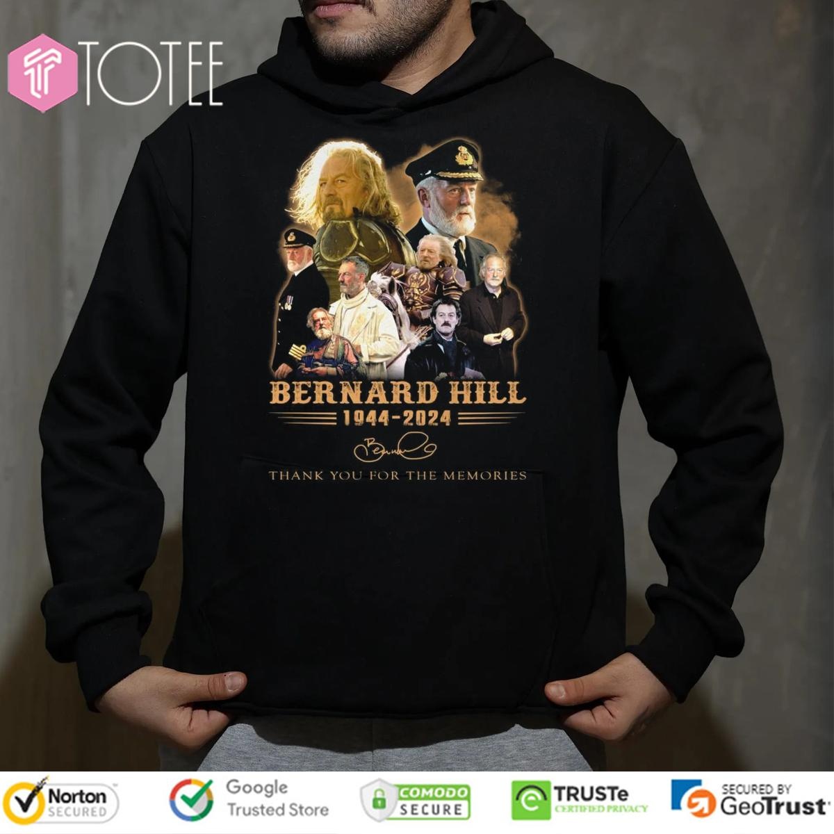 Bernard Hill 1944-2024 Signature T-shirt 2