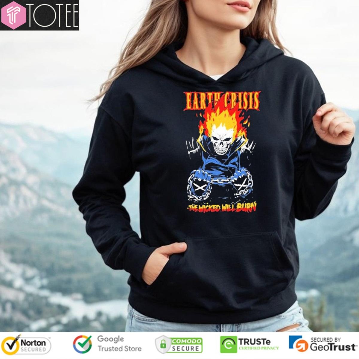 Earth Crisis The Wicked Will Burn T-shirt 2