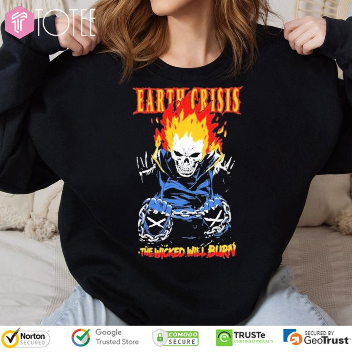 Earth Crisis The Wicked Will Burn T-shirt 3