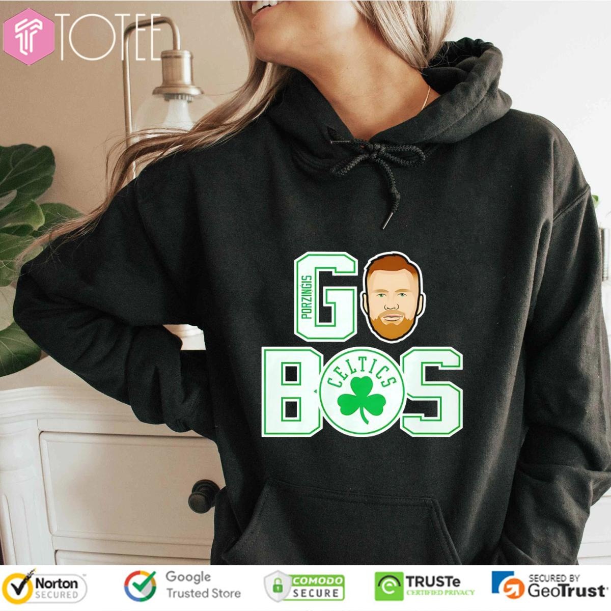 Kristaps Porzingis Go Bos Boston Celtics T-shirt 2