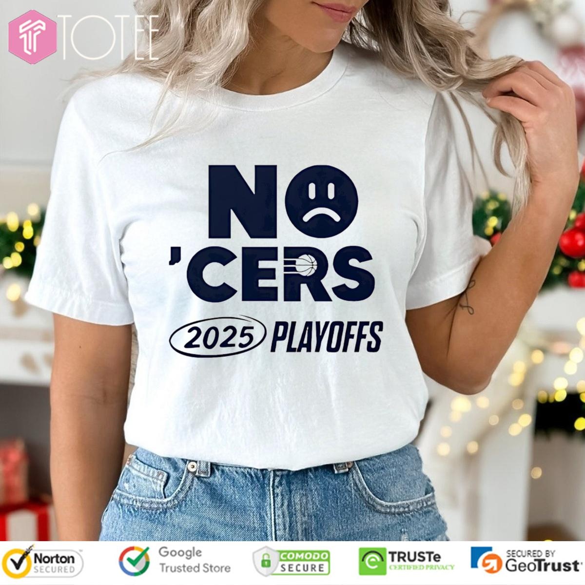 No Cers Indiana Pacers 2025 Playoffs Nba Finals T-shirt