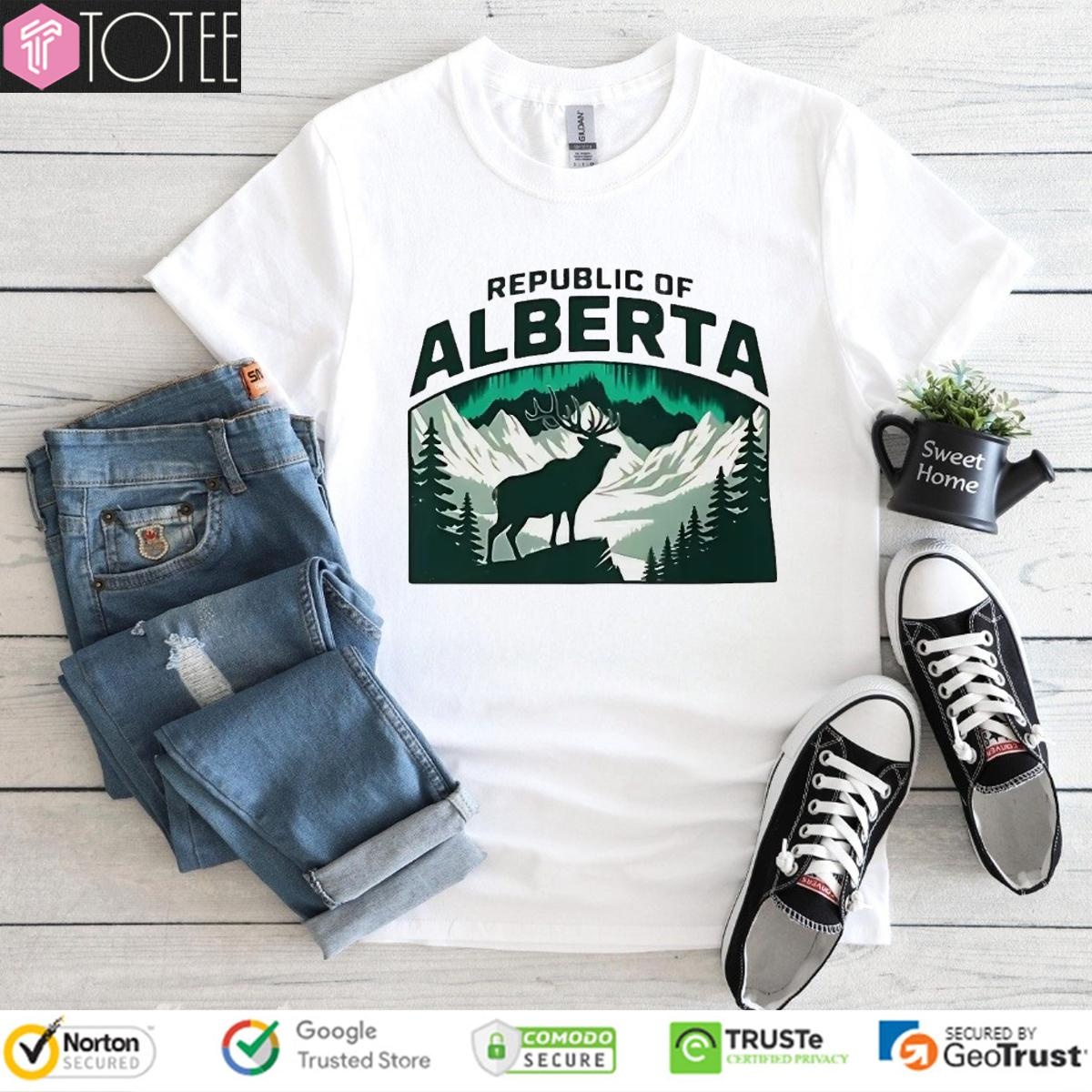 Republic Of Alberta Canada T-shirt