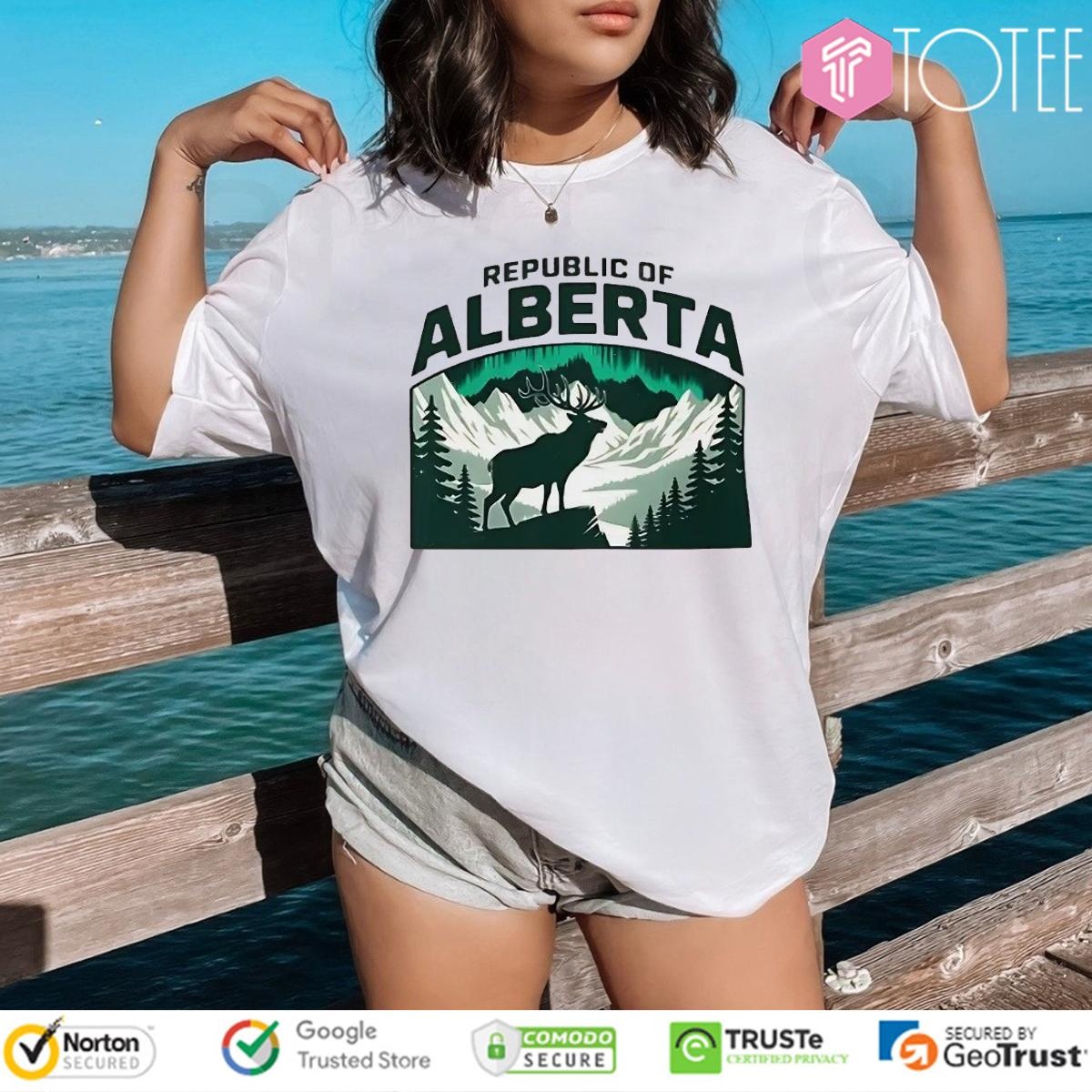 Republic Of Alberta Canada T-shirt 4