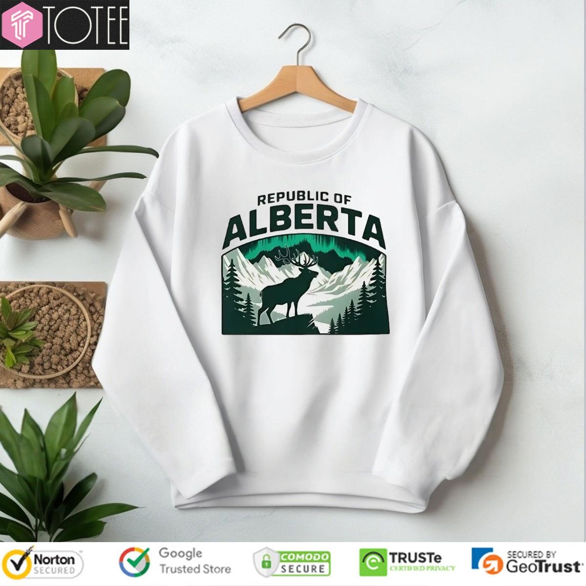 Republic Of Alberta Canada T-shirt 3