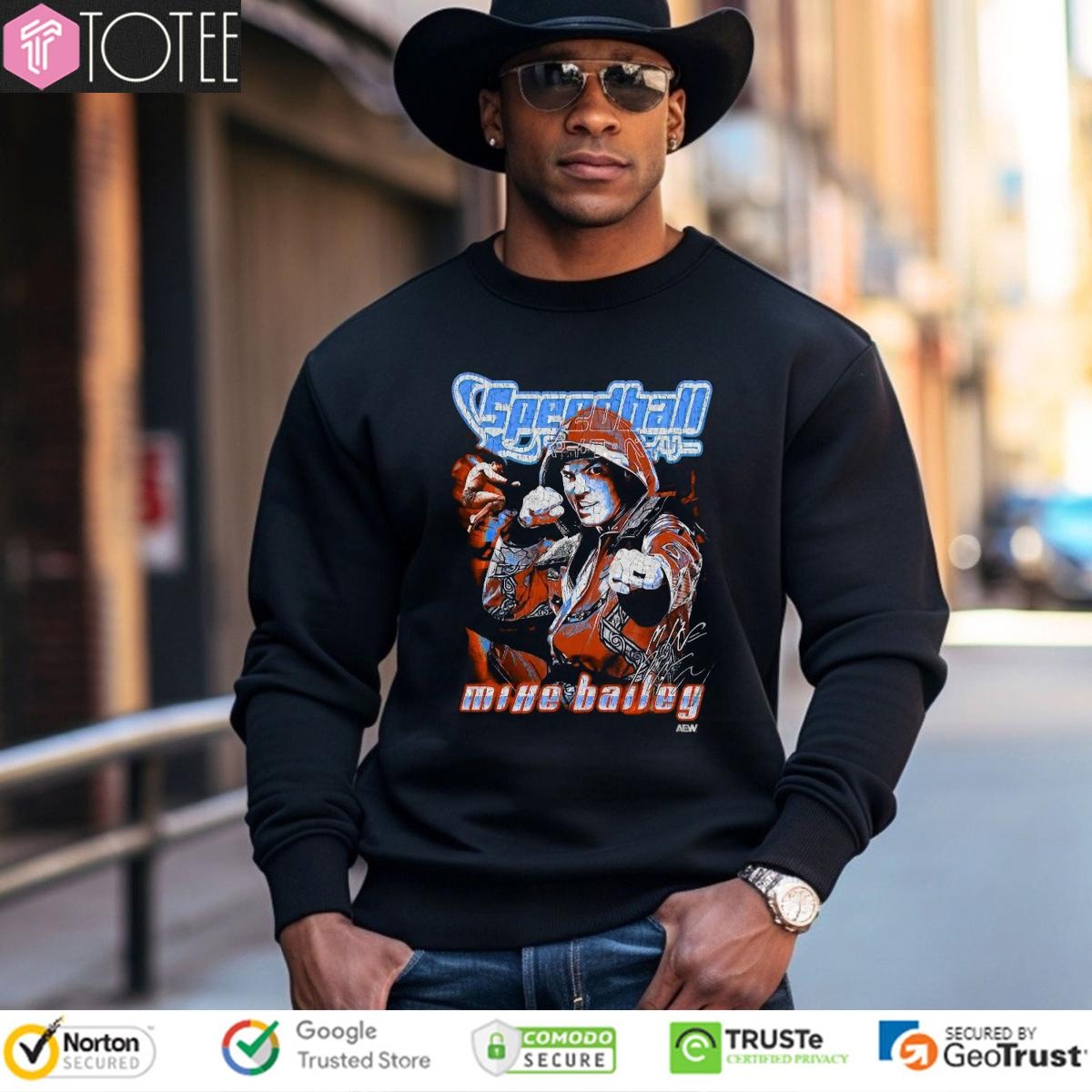 Speedball Mike Bailey Time Adventure Beefy Aew Signature T-shirt 3
