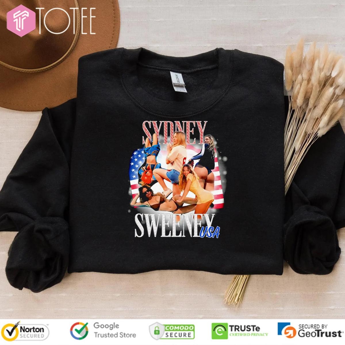 Sydney Sweeney Usa 4Th Of July American Flag T-shirt 3