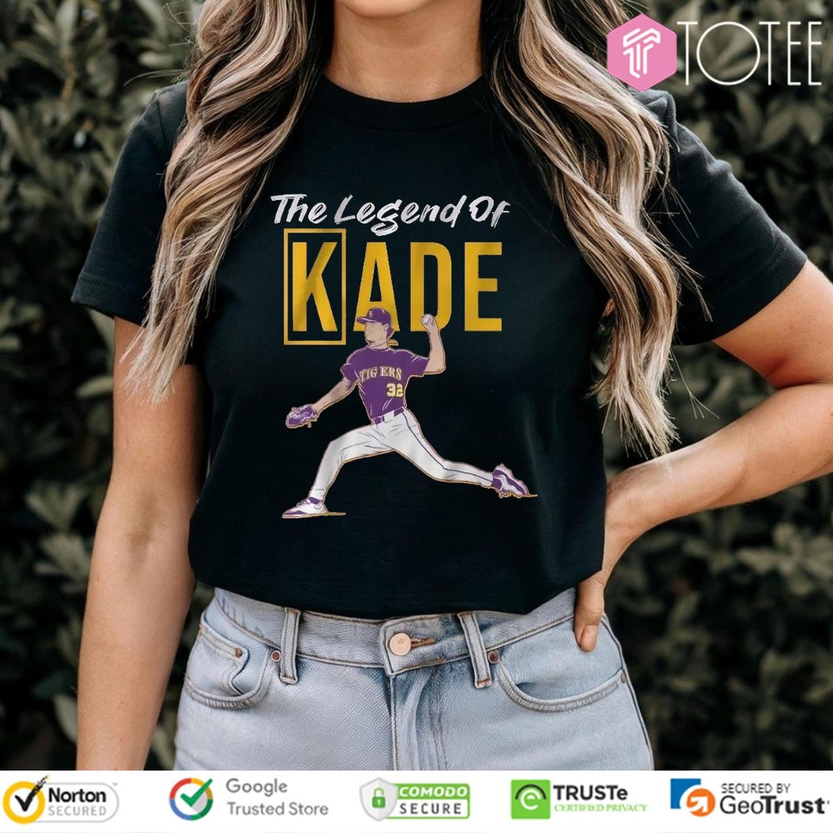 The Legend Of Kade Anderson Ls Tiger Baseball T-shirt 4