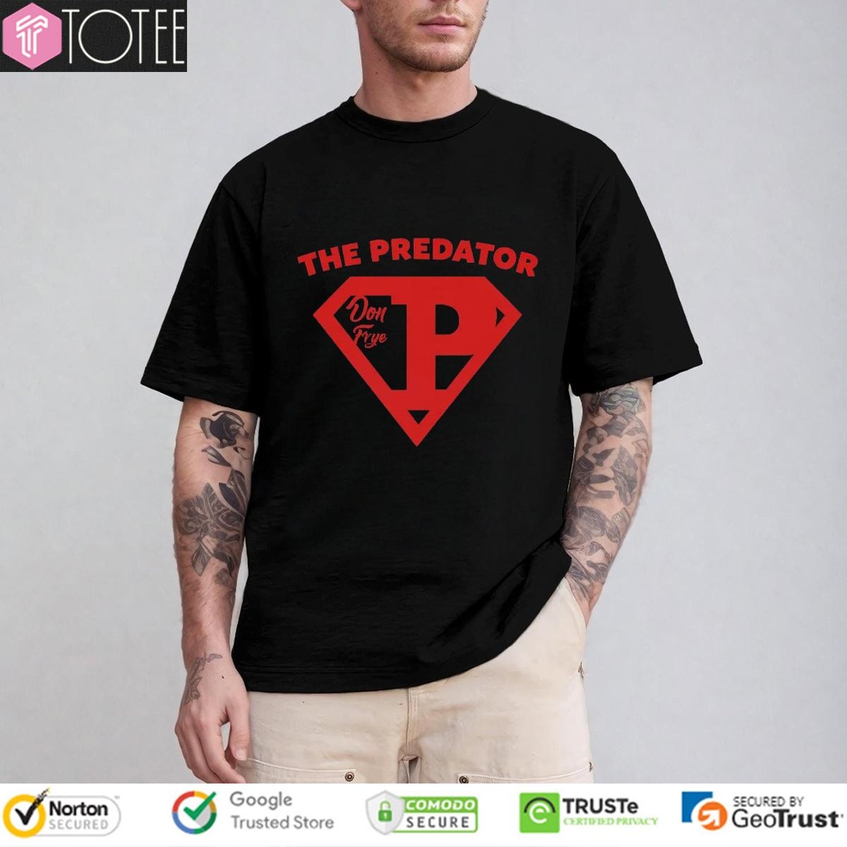 The Predator Don Frye Wrestler T-shirt 1