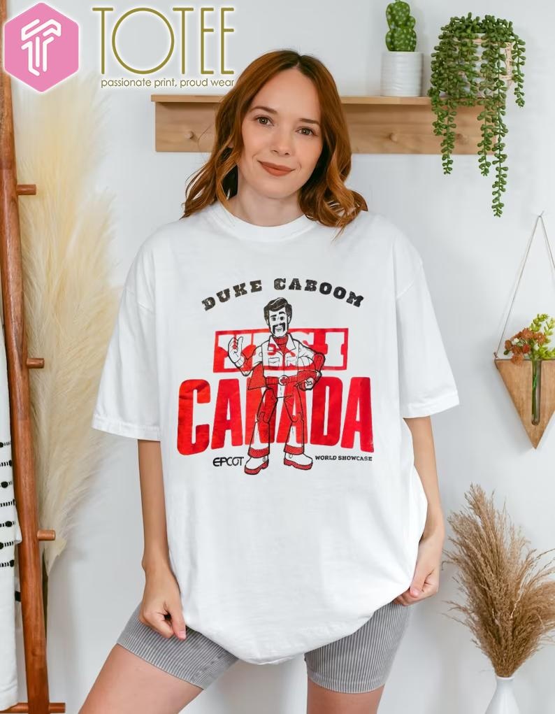 Yes I Canada Epcot World Showcase Duke Caboom T-shirt