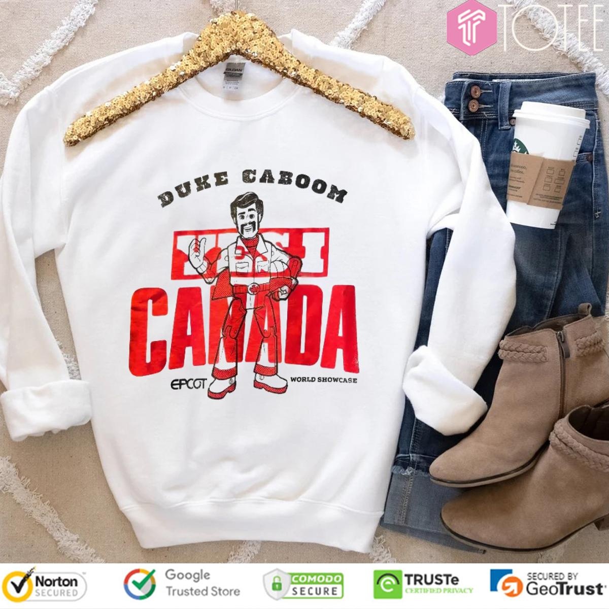 Yes I Canada Epcot World Showcase Duke Caboom T-shirt 3