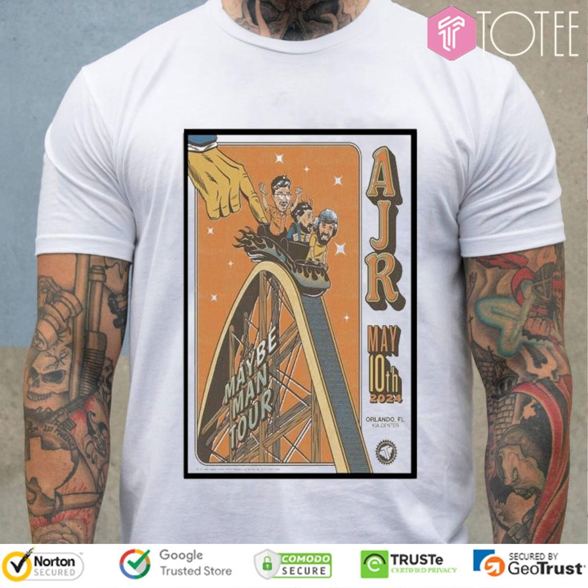 Ajr Band May Be Man Tour T-shirt 4
