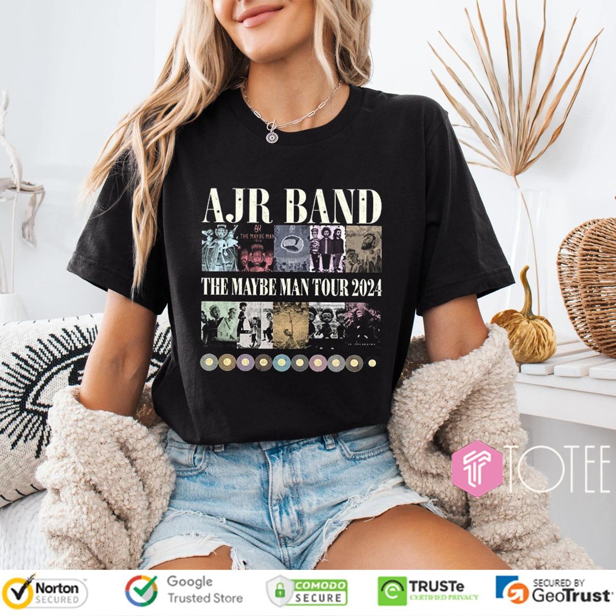 The Maybe Man Tour Ajr Band Concert 2024 T-shirt 4