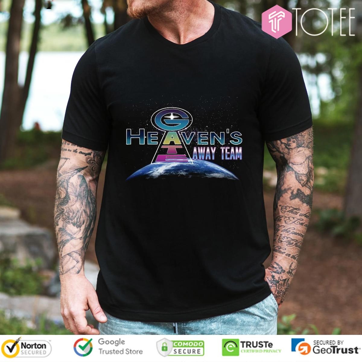Heavens Gate Away Team Space Graphic T-shirt