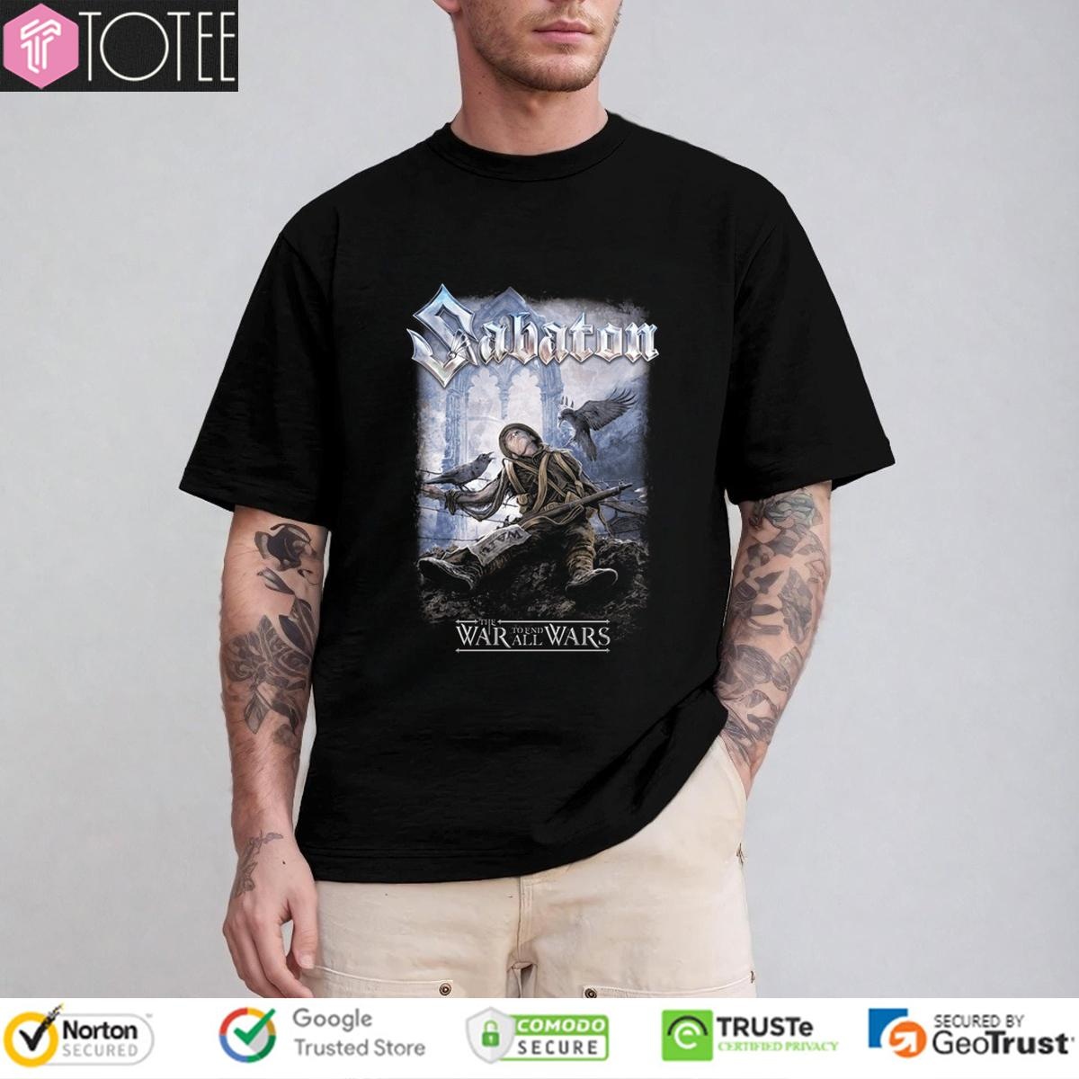The War To End All Wars Sabaton Band T-shirt
