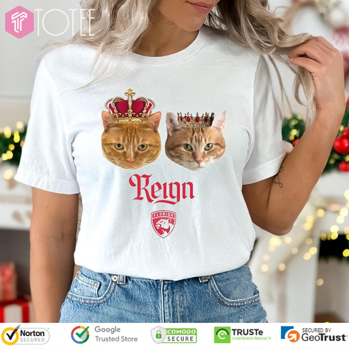 Florida Panthers Reign Coachs Cat Poppy And Penny Paul Maurice T-shirt