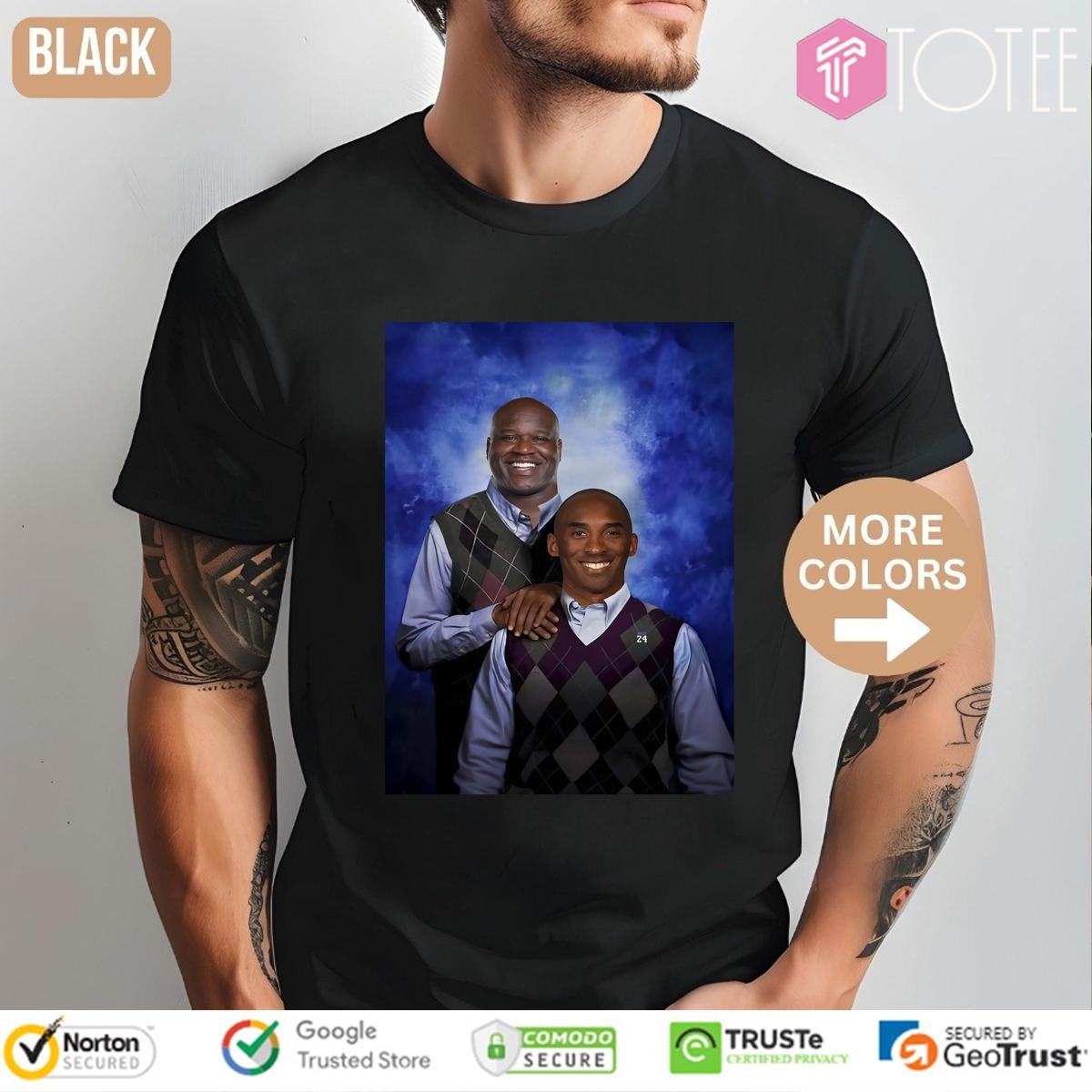 Shaquille Oneal Kobe Bryant Ver Step Brothers T-shirt