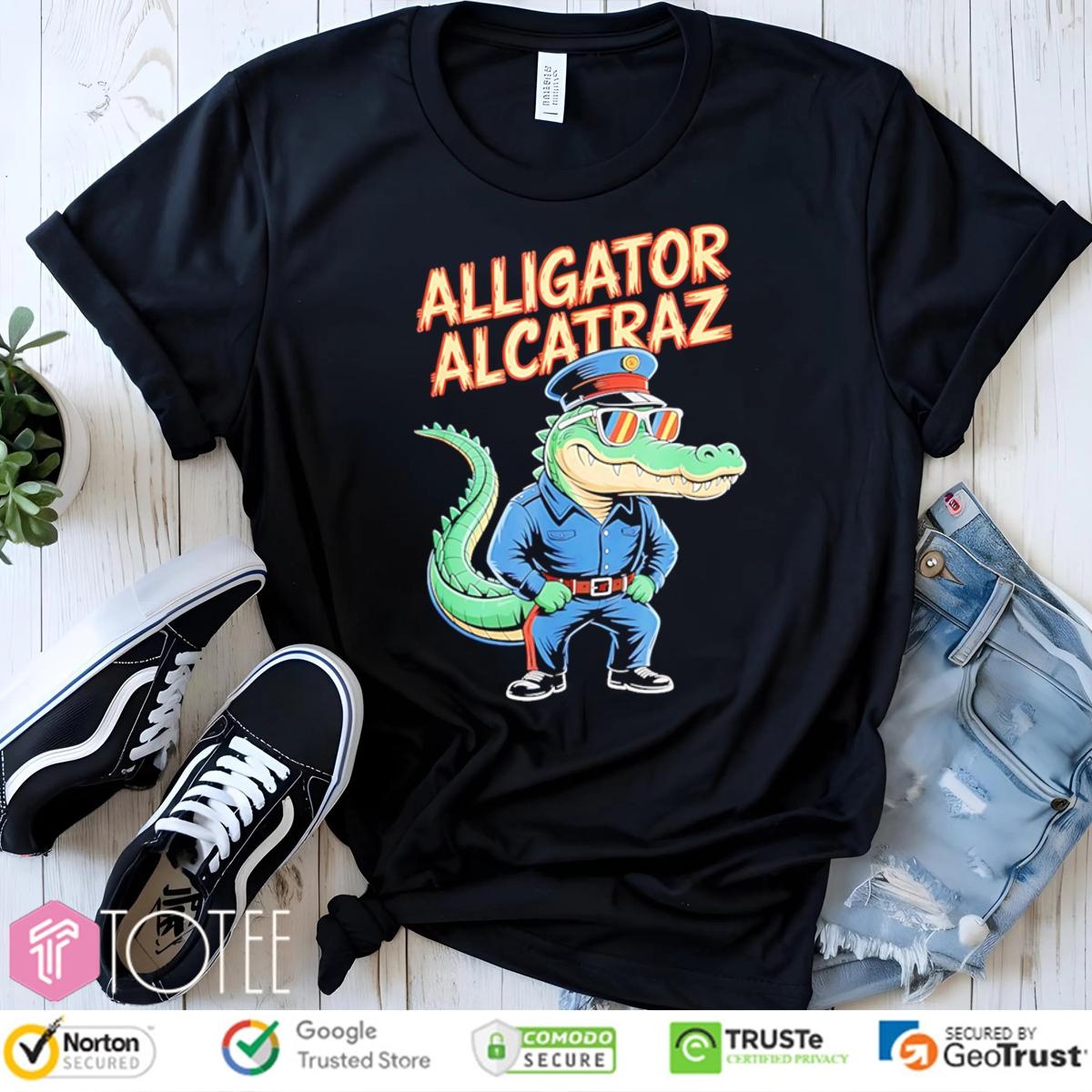 Alligator Alcatraz Crocodile T-shirt