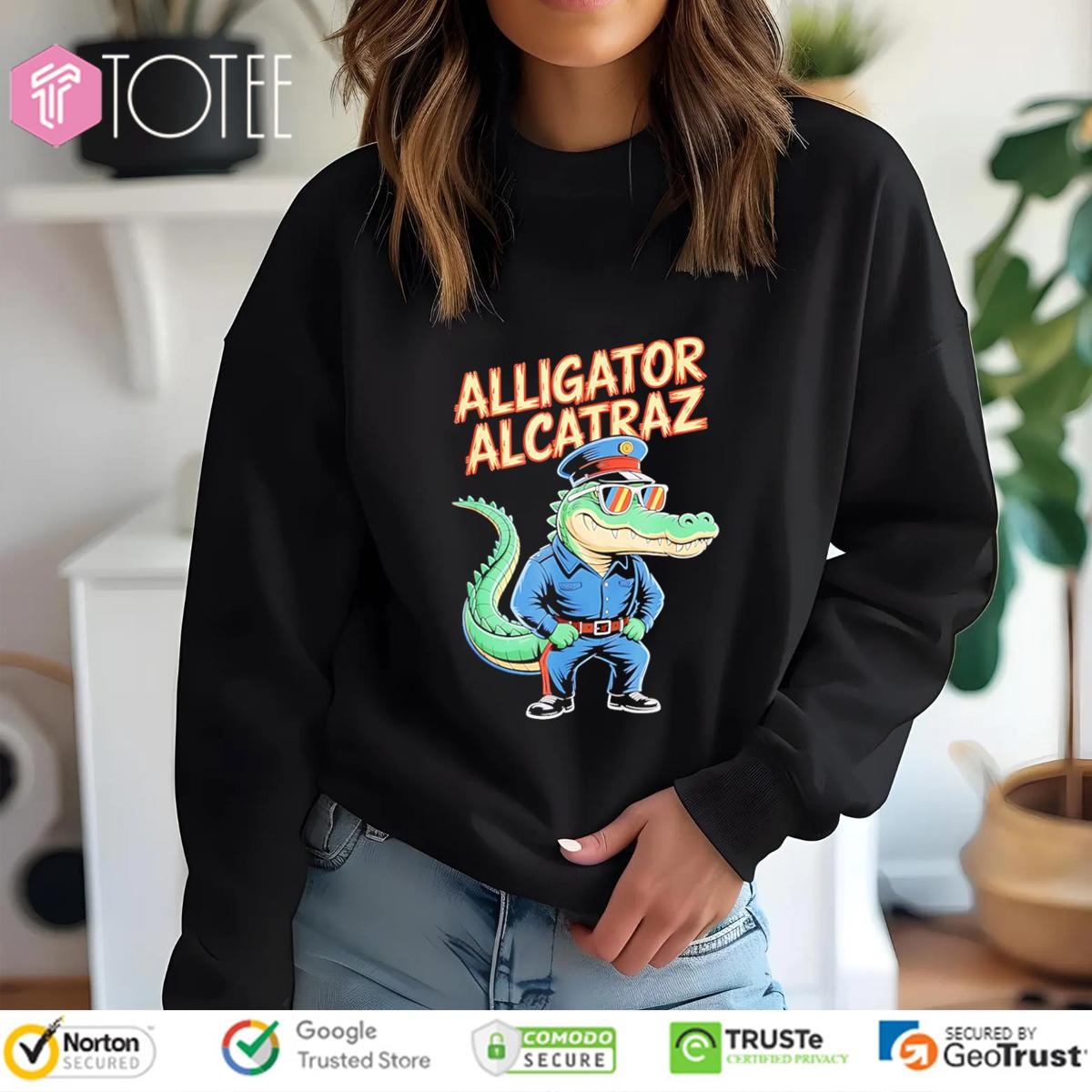 Alligator Alcatraz Crocodile T-shirt 3