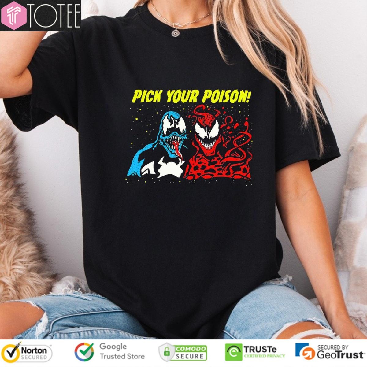 Marvel Venom Carnage Pick Your Poison T-shirt 4